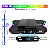 Cosmic Byte Meteoroid RGB Laptop Cooling Pad with 6 Fan Upto 17 inch laptops Black Blue