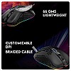 Cosmic Byte Spectrum RGB Wired Gaming Mouse, 66grams, 12800DPI, 1000Hz Polling, 10M Switches, Software Support (Black)