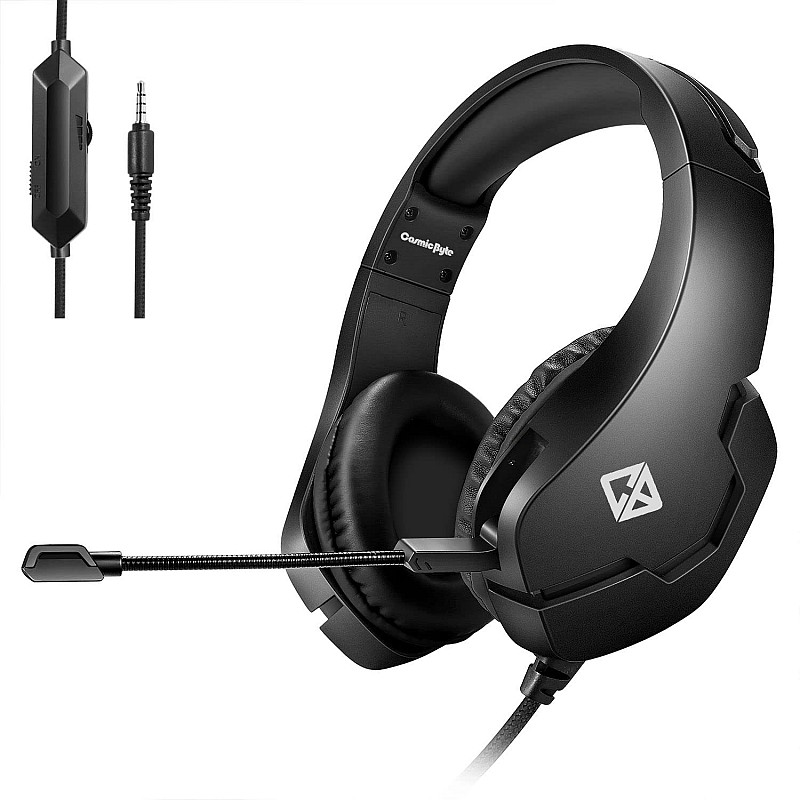 Cosmic Byte Stardust Headset with Flexible Mic black