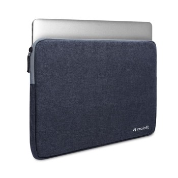 Craloft 14 Inch Laptop Sleeve Cover Bag – Water-Resistant Case for MacBook, Dell, HP, Lenovo – Ideal for Office & Travel Use (Grey)
