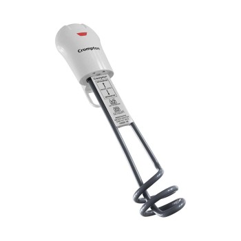 Crompton AIMR-SPAS1B 1000W Superfast heating Immersion Rod| Anti-Scale technology| 100% Shock Proof| IP 68 Protection| 3 Yrs Warranty| Energy Saving| Powerful Heating Element| Bucket Hook