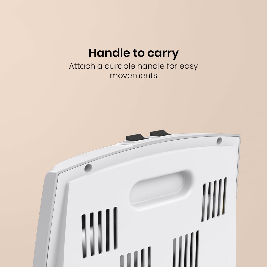 Crompton Comfy Plus 800 Watt Quartz Room Heater with 2 Heat Setting | Handle to carry | Neon Lamp indicator