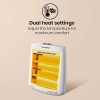 Crompton Comfy Plus 800 Watt Quartz Room Heater with 2 Heat Setting | Handle to carry | Neon Lamp indicator