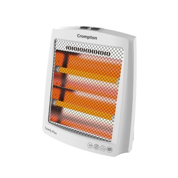 Crompton Comfy Plus 800 Watt Quartz Room Heater with 2 Heat Setting | Handle to carry | Neon Lamp indicator