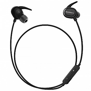 CrossBeats PULSE Wireless Neckband with ASAP Charge, Upto 7hrs Playtime, IPX5, Wireless Bluetooth Earphone with Mic -Black