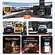 CrossBeats RoadEye 2.0 Dash Camera for Car Front and Rear| 2.7K Resolution 5MP FHD with Night Vision| ADAS 3" LCD Display Dash cam for car 150° Wide Angle| G-Sensor | Loop Emergency Recorder| 256 GB