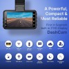 Crossbeats RoadEye Dash Cam| WiFi & APP | Full HD 1080P with 150° Wide Angle| Car Camera| Large 3" Screen Dashcam with Night Vision | G-Sensor | Loop Recording| Parking Monitor| Motion Detection|ADAS