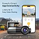 Crossbeats RoadEye Neo Dash Camera for Car | WiFi & APP | 2MP FHD 1080p 170° Wide Angle Dashcam | 360° Front Camera for Car | Night Vision | G-Sensor | Loop & Audio Recording | Easy DIY Set Up