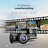 Crossbeats RoadEye Neo Dash Camera for Car | WiFi & APP | 2MP FHD 1080p 170° Wide Angle Dashcam | 360° Front Camera for Car | Night Vision | G-Sensor | Loop & Audio Recording | Easy DIY Set Up