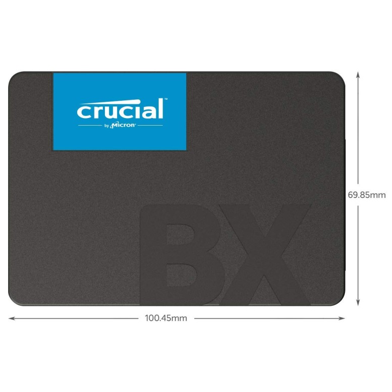 Crucial BX500 480GB 3D NAND SATA 6.35 cm (2.5-inch) SSD (CT480BX500SSD1) Crucial BX500 480GB 3D NAND SATA 6.35 cm (2.5-inch) SSD (CT480BX500SSD1)