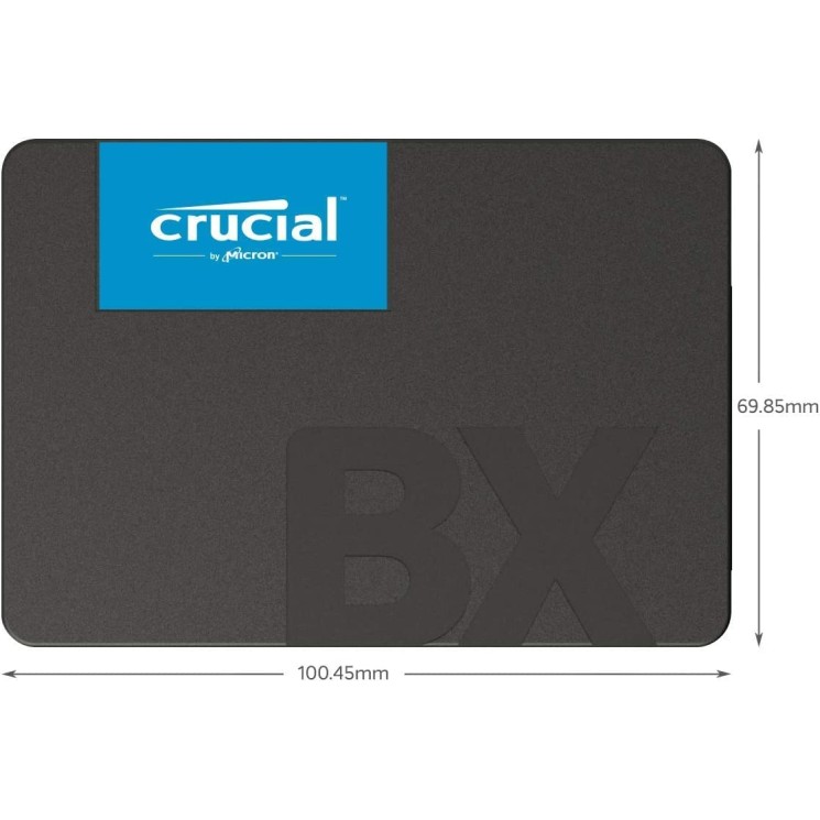 Crucial BX500 480GB 3D NAND SATA 6.35 cm (2.5-inch) SSD (CT480BX500SSD1) Crucial BX500 480GB 3D NAND SATA 6.35 cm (2.5-inch) SSD (CT480BX500SSD1)