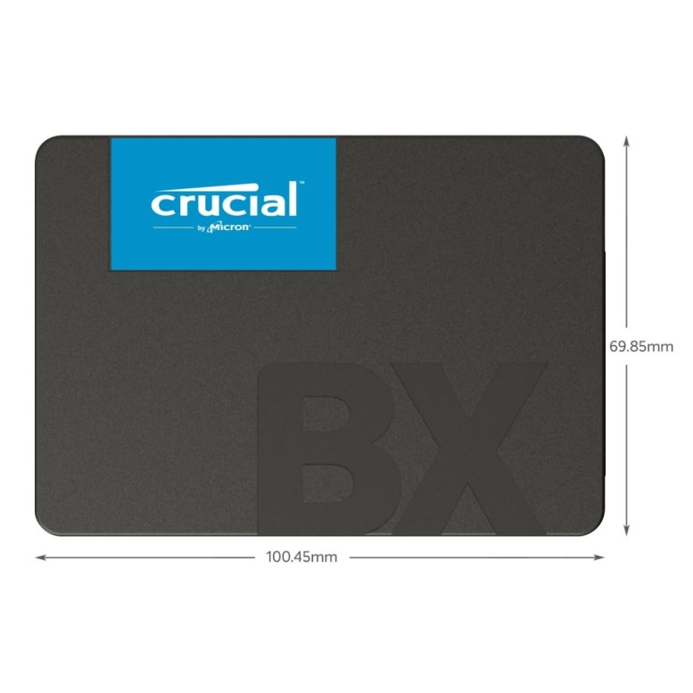 Crucial BX500 480GB 3D NAND SATA 6.35 cm (2.5-inch) SSD (CT480BX500SSD1) Crucial BX500 480GB 3D NAND SATA 6.35 cm (2.5-inch) SSD (CT480BX500SSD1)