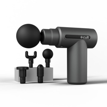 Cult Volt Silicone Massage Gun, 3000mAh Battery, 6-Speed intensity, Silicone Round Head, Full Body Gun Massager.