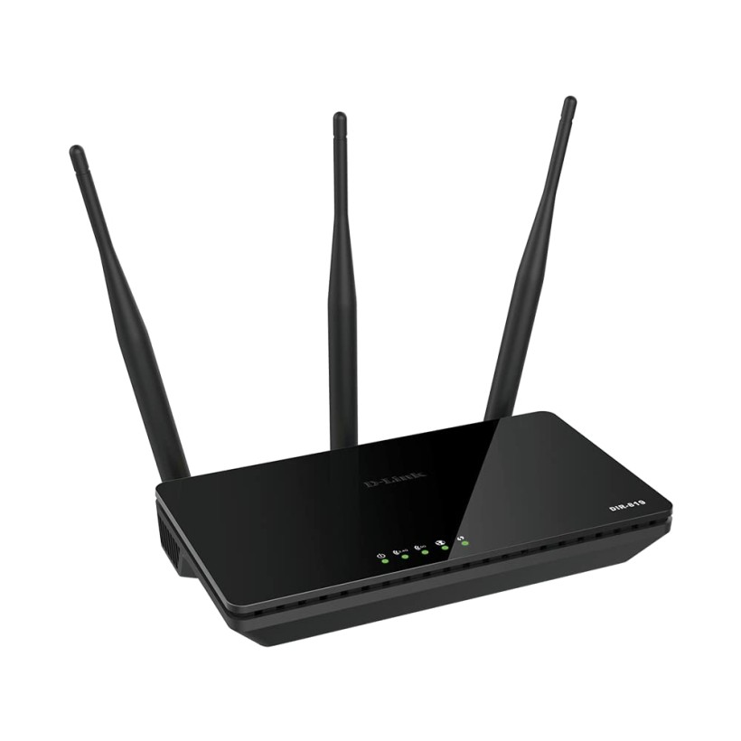 D-Link DIR-819 Wireless AC750 Dual Band 750 mbps Router (Black, Not a Modem)