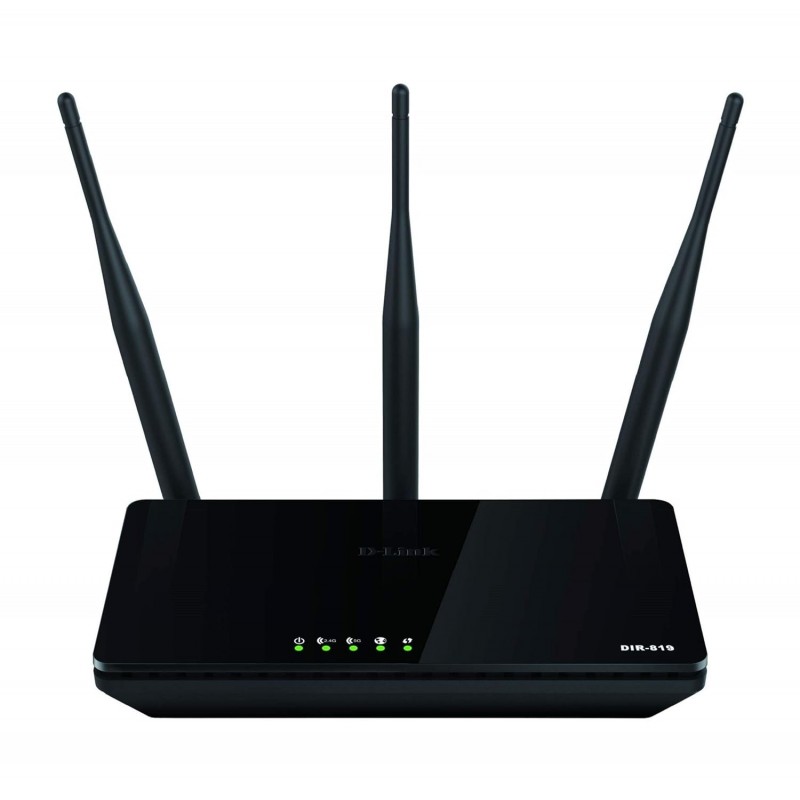 D-Link DIR-819 Wireless AC750 Dual Band 750 mbps Router (Black, Not a Modem) D-Link DIR-819 Wireless AC750 Dual Band 750 mbps Router (Black, Not a Modem)