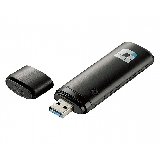 D-Link DWA-182 Wireless AC1300 Dual Band USB 3.0 Adapter Black