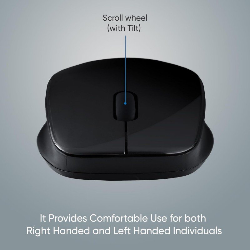 D SELECT Wireless Mouse DS320-Black with USB Type A Connector, 1200DPi, Lightweight | Marketed by Dell D SELECT Wireless Mouse DS320-Black with USB Type A Connector, 1200DPi, Lightweight | Marketed by Dell