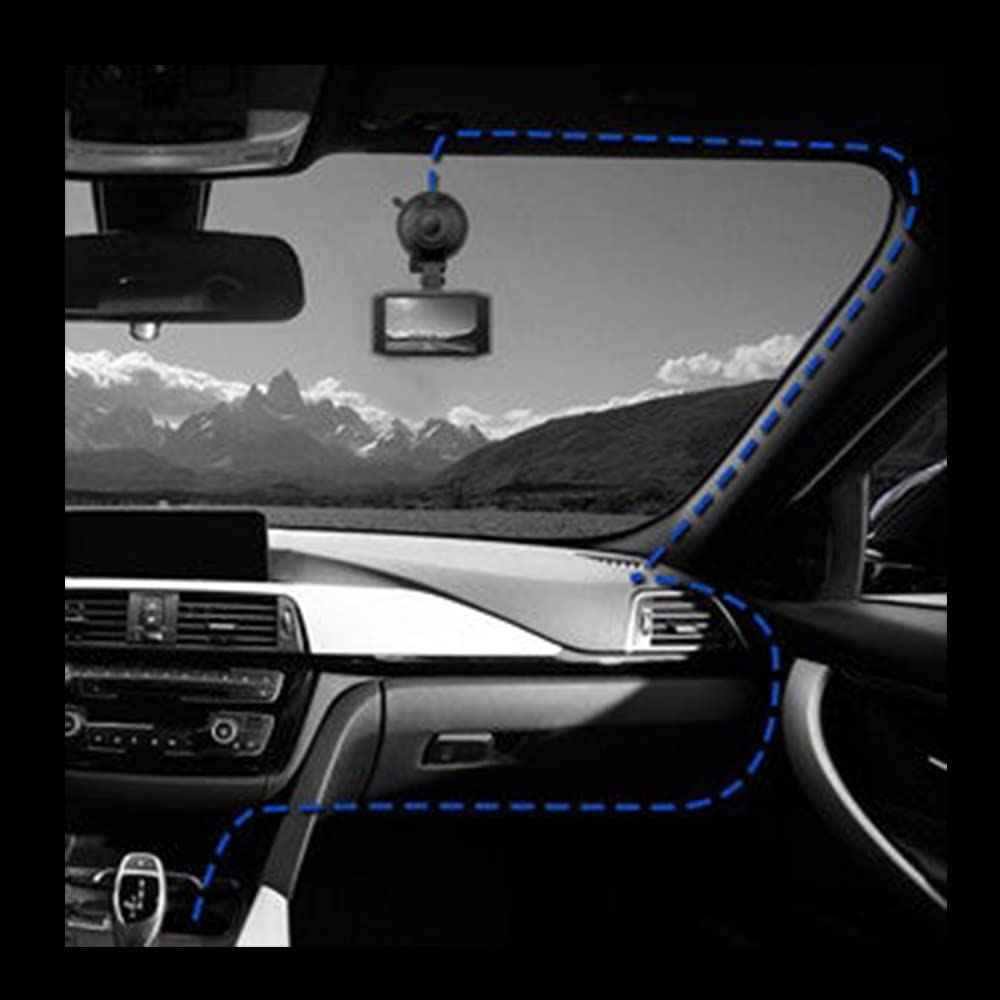 DC02 Dash Cam Front and Rear Full HD Dual Camera for Cars with 3 Inches(7.6cm) Screen Night Vision 170° Loop Recording Parking Mode