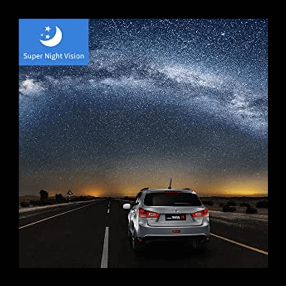 DC02 Dash Cam Front and Rear Full HD Dual Camera for Cars with 3 Inches(7.6cm) Screen Night Vision 170° Loop Recording Parking Mode