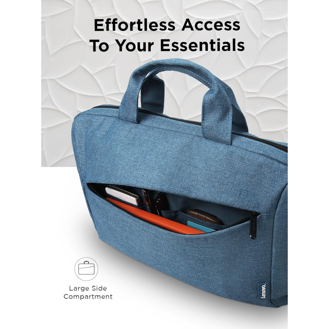 Lenovo T210 Toploader for 39.62 cm (15.6 inch) Laptop, Blue GX40Q17230