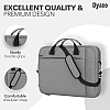 Dyazo Slim Water Resistant Laptop Bag/Briefcase Compatible for Lenovo (Grey)