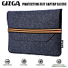 GIZGA Laptop Bag Sleeve Case Cover for 15-Inch/ 15.6-Inch Laptop (Slate Grey)