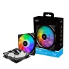 DEEPCOOL CF120 Plus 3 in 1 RGB 120 mm Case Fan Cooler Support A-RGB Motherboard Synchronization - DP-F12-AR-CF120P-3P