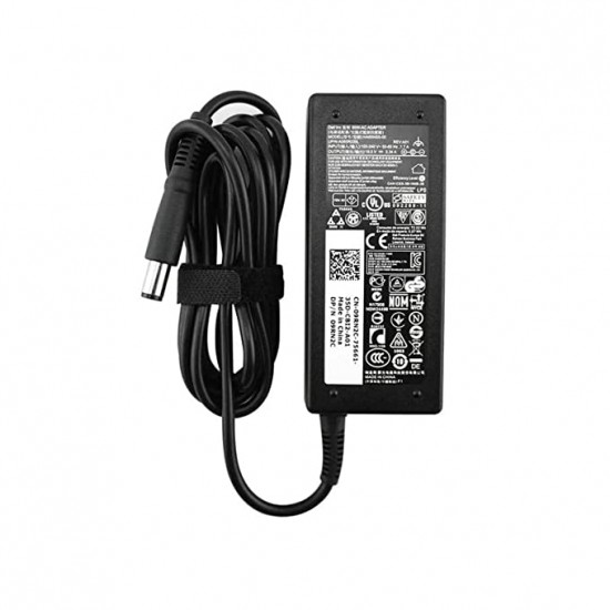 DELL 65W Genuine Original Laptop Adapter for DELL INSPIRON 1464(Power Cord Included) - Black