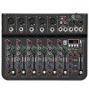 DIGIMORE 7 Channel Audio Mixer with USB & BT Playback | 48V Phantom Power | Stereo XLR Outs | Delay & Reverb Effects | Ideal for Stage, Live Gigs, and Karaoke (D-255 PRO) DIGIMORE 7 Channel Audio Mixer with USB & BT Playback | 48V Phantom Power | Stereo XLR Outs | Delay & Reverb Effects | Ideal for Stage, Live Gigs, and Karaoke (D-255 PRO)