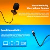 DIGIMORE Built-in Lapel Clip-On Microphone | Two-Way Headset | Omnidirectional Mic | Noise Reduction | for Recording, Streaming & Online Meetings | D-470 (Type-C)