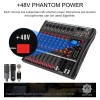 DIGIMORE Professional 8 Channel Mixer | 8 XLR + 6.35MM Input Ports | USB MP3 & BT Support | 48V Phantom Power | Delay & Repeat FX | Stereo Output | Headphone, Aux, EFF Outs (D-260)
