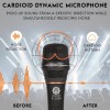 DIGIMORE Professional XLR Dynamic Microphone | Cardioid Pickup | Anti-Shock Metal Capsule | 20ft XLR Cable & Mic Holder | Ideal for Singing, Karaoke, Recording, DJ & Live Performances (D-1050)