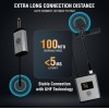 DIGIMORE Wireless Headset Microphone Mic | 150ft Range | 2400 MHz Frequency | 5Hrs Battery | Ideal for Stage Performances, Wedding, DJ, Party, Speech, Vlogging (D-345) DIGIMORE Wireless Headset Microphone Mic | 150ft Range | 2400 MHz Frequency | 5Hrs Battery | Ideal for Stage Performances, Wedding, DJ, Party, Speech, Vlogging (D-345)