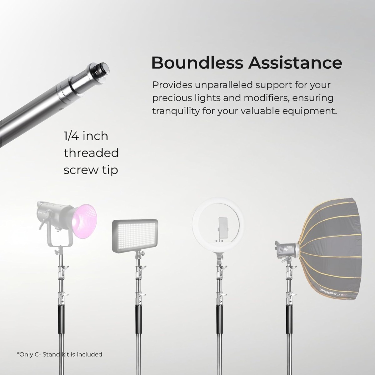 DIGITEK® (DLS-006FT) Lightweight & Portable Aluminum Alloy Light Stand for Ring Light, Reflector, Flash Units, Diffuser, Portrait, Softbox, Studio Lighting & More Ideal for Outdoor & Indoor Shoots