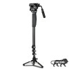 DIGITEK (DMP 60N) Professional Monopod with 4 Extendable Sections & Dual Mount Thread Adapter (1/4inch and 3/8inch), Load Upto: 5 kgs, Max. Operating Height: 157 CM (Black) DIGITEK (DMP 60N) Professional Monopod with 4 Extendable Sections & Dual Mount Thread Adapter (1/4inch and 3/8inch), Load Upto: 5 kgs, Max. Operating Height: 157 CM (Black)