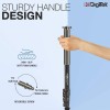 DIGITEK (DMP 60N) Professional Monopod with 4 Extendable Sections & Dual Mount Thread Adapter (1/4inch and 3/8inch), Load Upto: 5 kgs, Max. Operating Height: 157 CM (Black) DIGITEK (DMP 60N) Professional Monopod with 4 Extendable Sections & Dual Mount Thread Adapter (1/4inch and 3/8inch), Load Upto: 5 kgs, Max. Operating Height: 157 CM (Black)