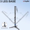 DIGITEK (DMP 60N) Professional Monopod with 4 Extendable Sections & Dual Mount Thread Adapter (1/4inch and 3/8inch), Load Upto: 5 kgs, Max. Operating Height: 157 CM (Black) DIGITEK (DMP 60N) Professional Monopod with 4 Extendable Sections & Dual Mount Thread Adapter (1/4inch and 3/8inch), Load Upto: 5 kgs, Max. Operating Height: 157 CM (Black)
