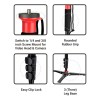 DIGITEK (DMP 60N) Professional Monopod with 4 Extendable Sections & Dual Mount Thread Adapter (1/4inch and 3/8inch), Load Upto: 5 kgs, Max. Operating Height: 157 CM (Black) DIGITEK (DMP 60N) Professional Monopod with 4 Extendable Sections & Dual Mount Thread Adapter (1/4inch and 3/8inch), Load Upto: 5 kgs, Max. Operating Height: 157 CM (Black)