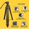 DIGITEK® (DPTR 895VD) 195 CM Tripod Cum Monopod with Aluminum Alloy & Multipurpose Head, 3-Way Head, Lightweight 590MM Folded with Carry Bag, Max Load 5Kg, Ideal for DSLR, DV Camera's DIGITEK® (DPTR 895VD) 195 CM Tripod Cum Monopod with Aluminum Alloy & Multipurpose Head, 3-Way Head, Lightweight 590MM Folded with Carry Bag, Max Load 5Kg, Ideal for DSLR, DV Camera's