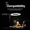 DIGITEK® (DRL-18 RGB) 18 Inch Multi-Color LED Ring Light with Remote Control & Smartphone Holder - Adjustable Color Temperature & Brightness, 360° Adjustment - Video & Photoshoot (Without Stand)
