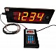 4 digits token display with bell 4 inch character size