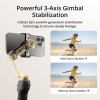 DJI Osmo Mobile 7P Gimbal Stabilizer For Iphone,Android,Native Tracking,Lighting,3-Axis Phone Gimbal,One-Tap Edit,Built-In Extension Rod & Tripod,Phone Charging,Vlogging Stabilizer Youtube Video,Black