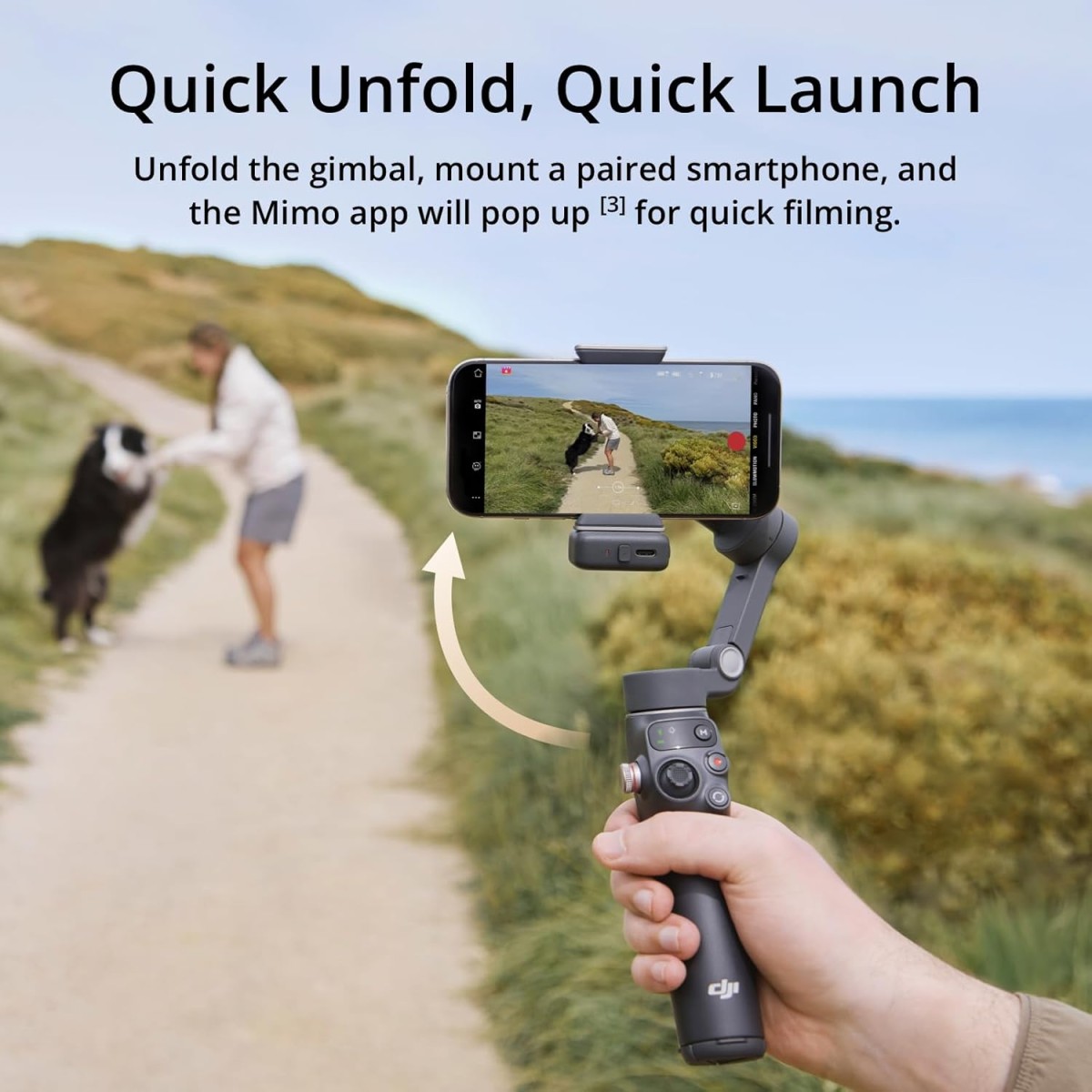 DJI Osmo Mobile 7P Gimbal Stabilizer For Iphone,Android,Native Tracking,Lighting,3-Axis Phone Gimbal,One-Tap Edit,Built-In Extension Rod & Tripod,Phone Charging,Vlogging Stabilizer Youtube Video,Black