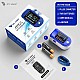 DR VAKU® Pulse Oximeter Fingertip LED Screen, Blood Oxygen Saturation Monitor Fingertip, Blood Oxygen Meter Finger Oximeter Finger with Pulse, O2 Monitor - Blue