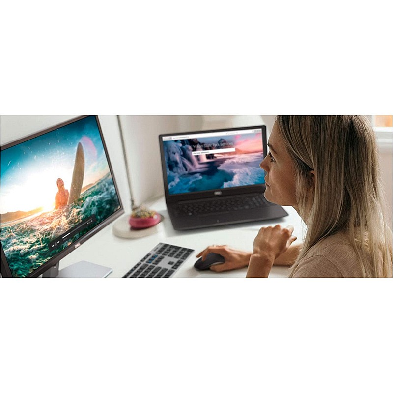 Dell 23 inch (58.42cm) Full HD Monitor - IPS Panel, Ultrathin bezels and Built-in Speakers with HDMI and VGA Ports - S2319H (Black)