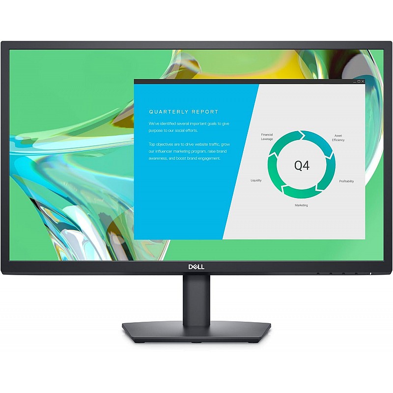 Dell -E2422Hn(60.96 Cm) Fhd Monitor 1920 X 1080 at 60Hz,IPS Panel,Brightness 250 Cd/M²,Contrast Ratio 1000:1,Viewing Angle 178°/178°,Response Time Anti-Glare,Flicker-Free Screen,3 Year Warranty,Black