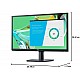 Dell -E2422Hn(60.96 Cm) Fhd Monitor 1920 X 1080 at 60Hz,IPS Panel,Brightness 250 Cd/M²,Contrast Ratio 1000:1,Viewing Angle 178°/178°,Response Time Anti-Glare,Flicker-Free Screen,3 Year Warranty,Black