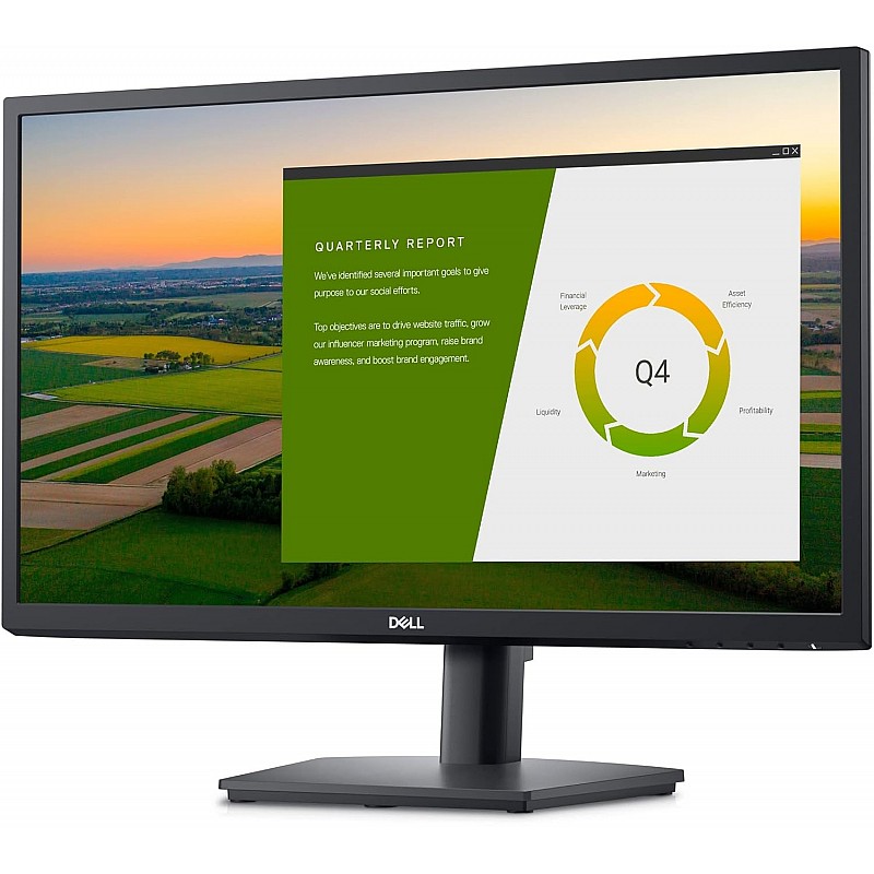 Dell -E2422Hn(60.96 Cm) Fhd Monitor 1920 X 1080 at 60Hz,IPS Panel,Brightness 250 Cd/M²,Contrast Ratio 1000:1,Viewing Angle 178°/178°,Response Time Anti-Glare,Flicker-Free Screen,3 Year Warranty,Black