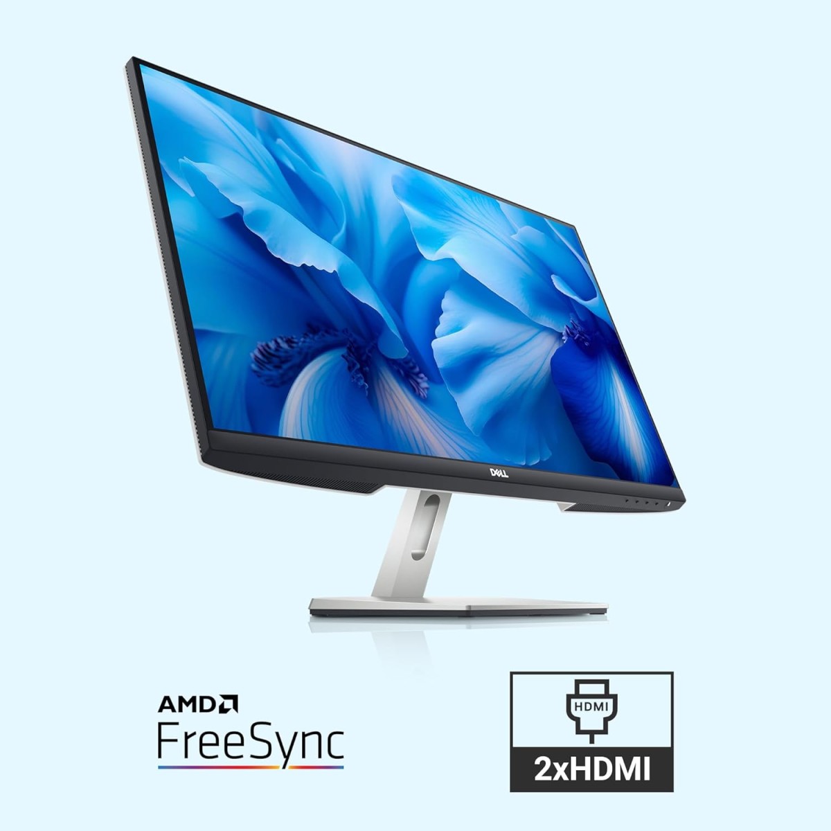 Dell S2721HNM 27"/68.96 cm FHD IPS Monitor|Titan Grey|75Hz|99% sRGB|4 ms|Brightness 300 cd/m2| Low Blue Light Tech|3-Sided bezelless|HDMI x2| Tilt Adjustment|Contrast Ratio 1000:1|Dell Display Manager Dell S2721HNM 27"/68.96 cm FHD IPS Monitor|Titan Grey|75Hz|99% sRGB|4 ms|Brightness 300 cd/m2| Low Blue Light Tech|3-Sided bezelless|HDMI x2| Tilt Adjustment|Contrast Ratio 1000:1|Dell Display Manager