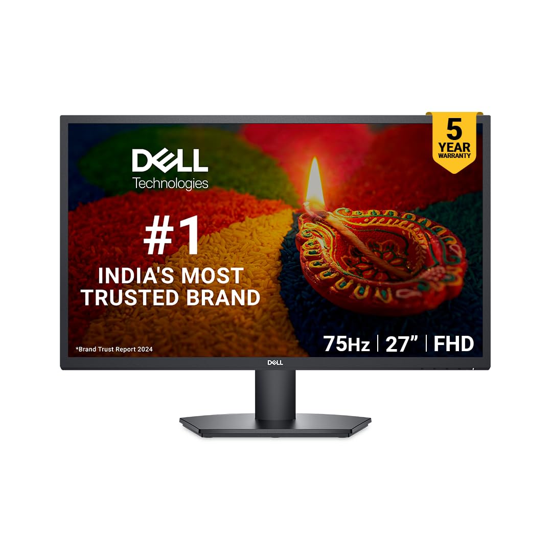 Dell SE2725H 27"/68.58cm FHD Monitor,Aspect Ratio 16:9, 75Hz, Tilt, Brightness 300 cd/m2(Typical), 5ms, 3000:1 Contrast Ratio, 1xHDMI, 1xVGA, 1x Power Connector, 1x Security Lock, Comfortview Plus Dell SE2725H 27"/68.58cm FHD Monitor,Aspect Ratio 16:9, 75Hz, Tilt, Brightness 300 cd/m2(Typical), 5ms, 3000:1 Contrast Ratio, 1xHDMI, 1xVGA, 1x Power Connector, 1x Security Lock, Comfortview Plus